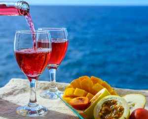 Vino y frutas exóticas de la isla de La Palma