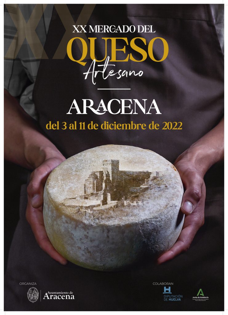 Cartel oficial del XX Mercado del queso artesano Aracena 2022