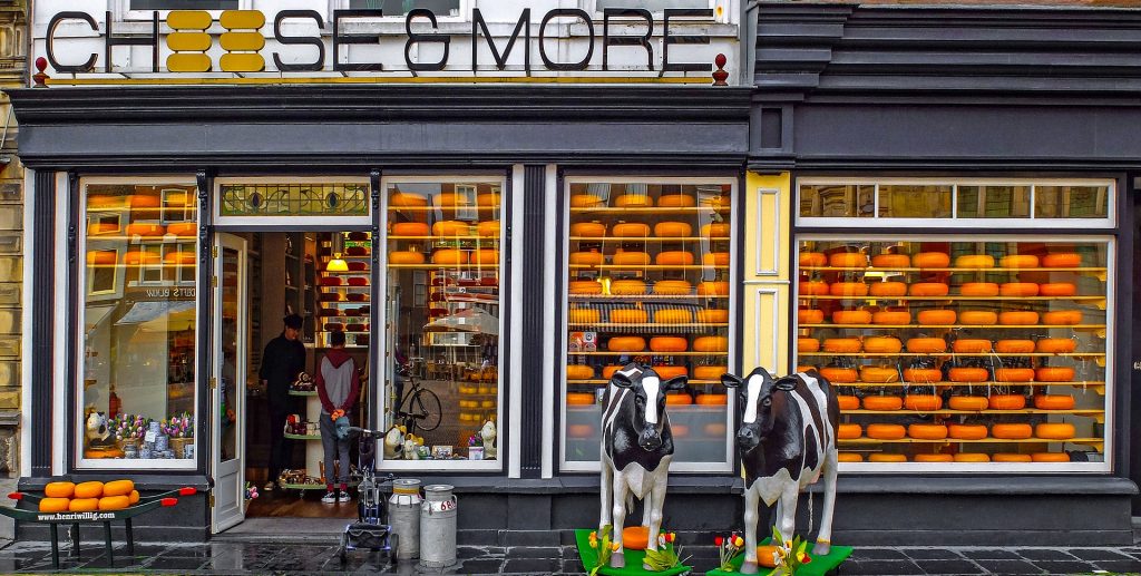 Tienda de quesos en Holanda