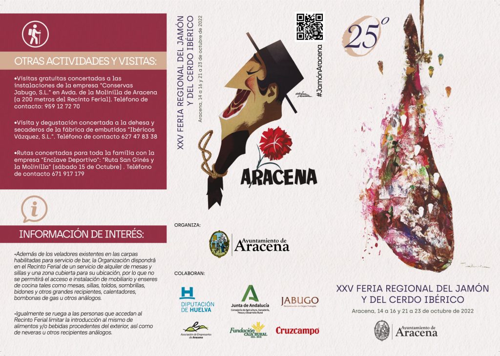 Programa de la Feria del Jamón de Aracena 2022 - Anverso